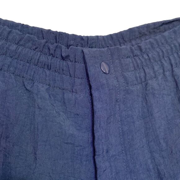 Vintage Adidas Men's Large Nylon Track Pants 4 Pockets and Drawstring Waist - Picture 2 of 13